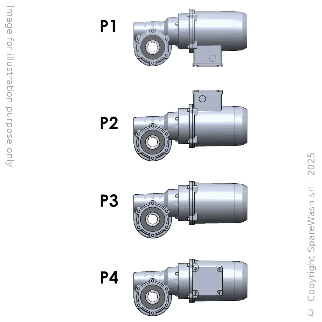 [FINO AD ESAURIMENTO SCORTE] - MOTORIDUTTORE 0,25KW I:52 27,5RPM 230-400V 50HZ II