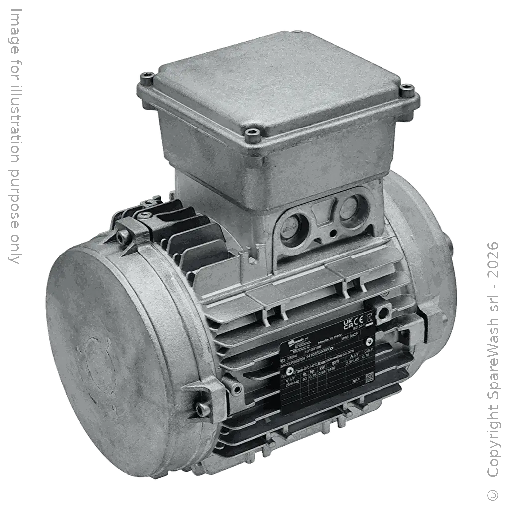 MOTORE 0,55KW 80G B14 4P 255-440V 50HZ IP56 SV