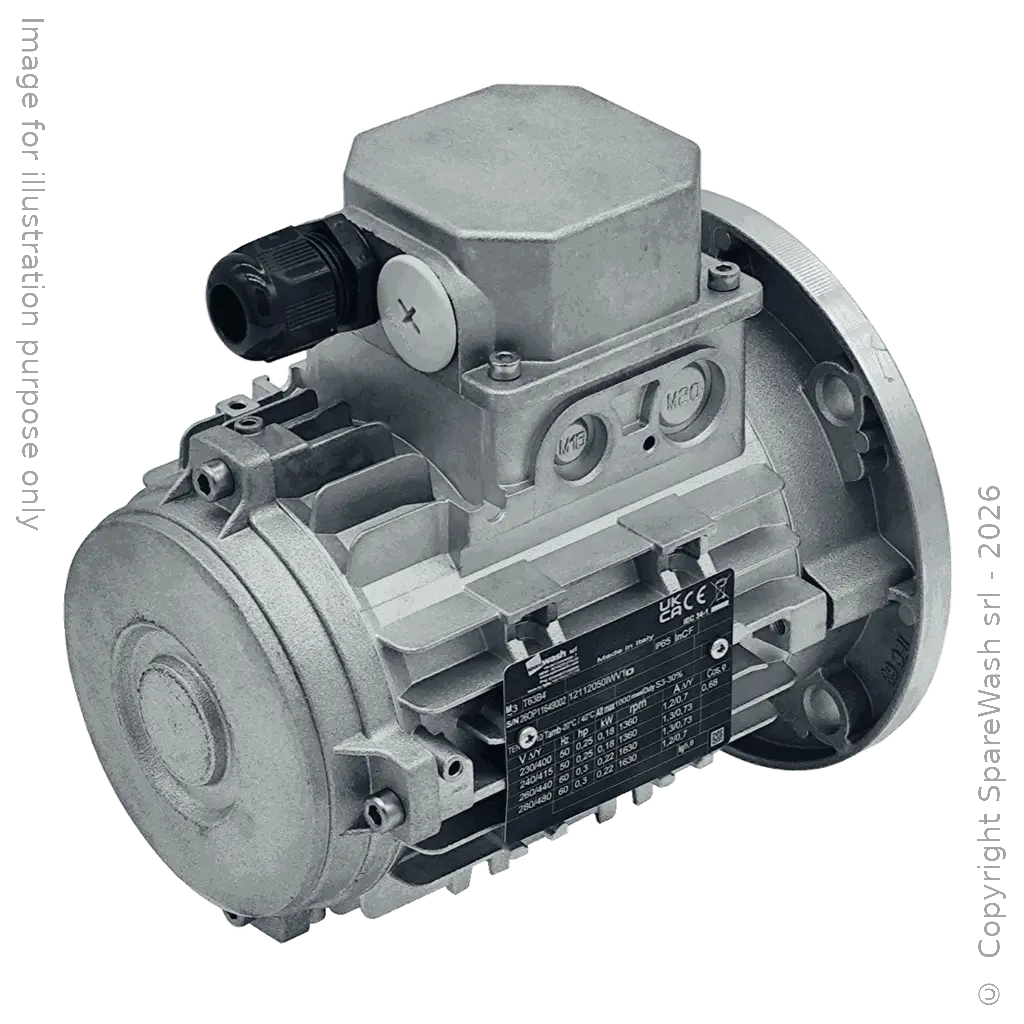 MOTORE CON FRENO 0,37KW 71G B5 4P 230-400V 50/60HZ IP65 SV