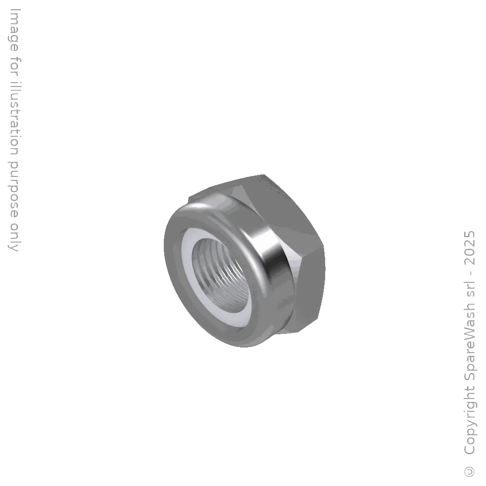 ÉCROU AUTOBLOQUANT BAS M8 ACIER INOXYDABLE