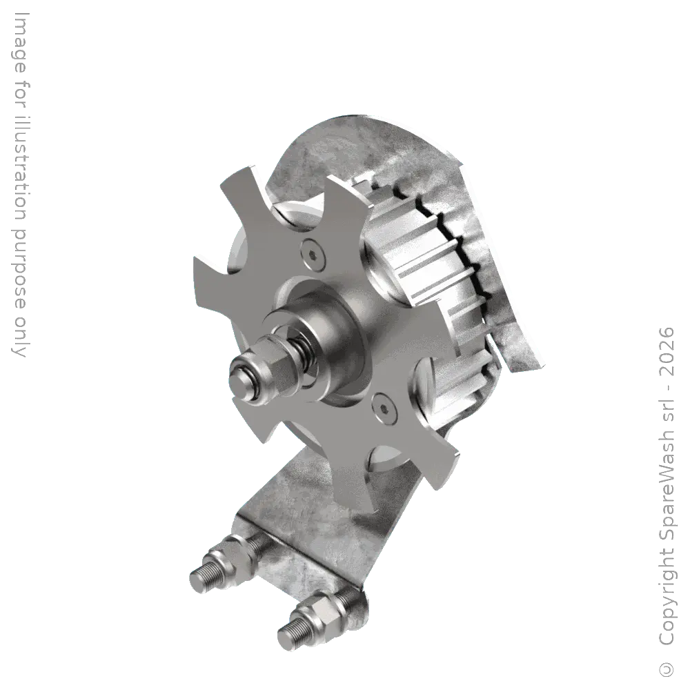 GRUPPO PULEGGIA DENTATA RINVIO CINGHIE + ENCODER