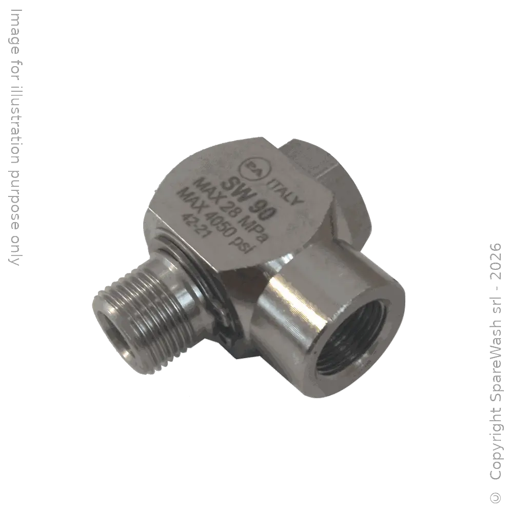GIUNTO GIREVOLE 90° G3/8M - G3/8F