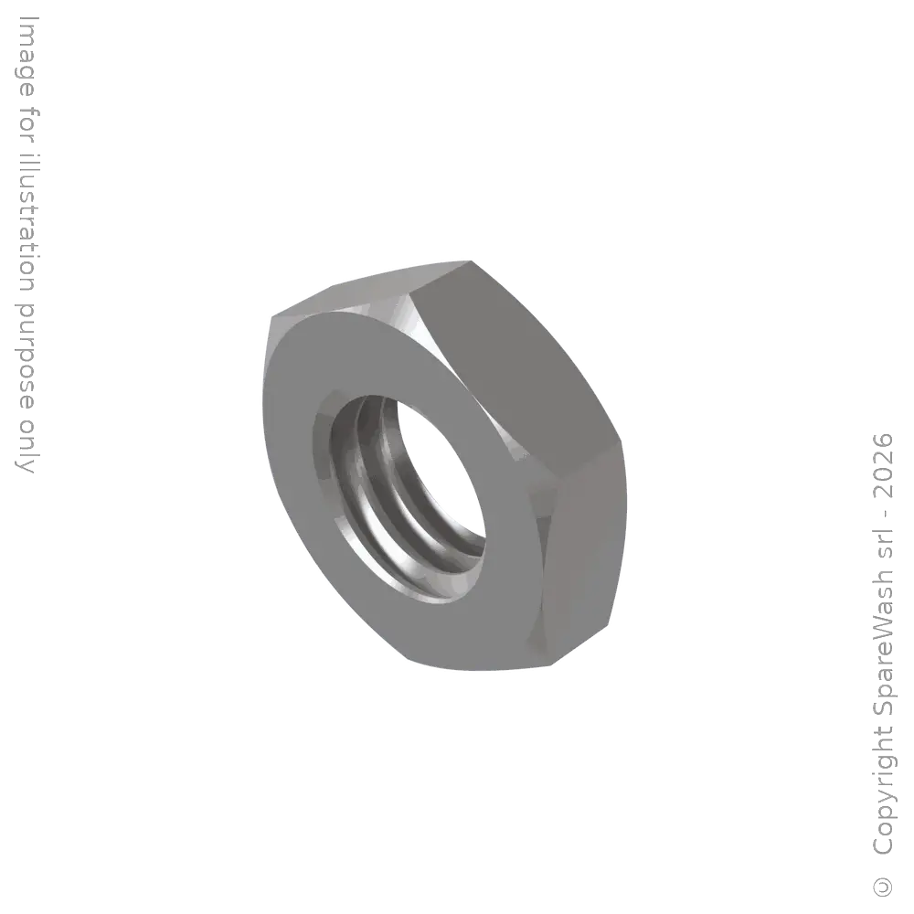 TUERCA HEXAGOAL BAJA M8 ACERO INOXIDABLE