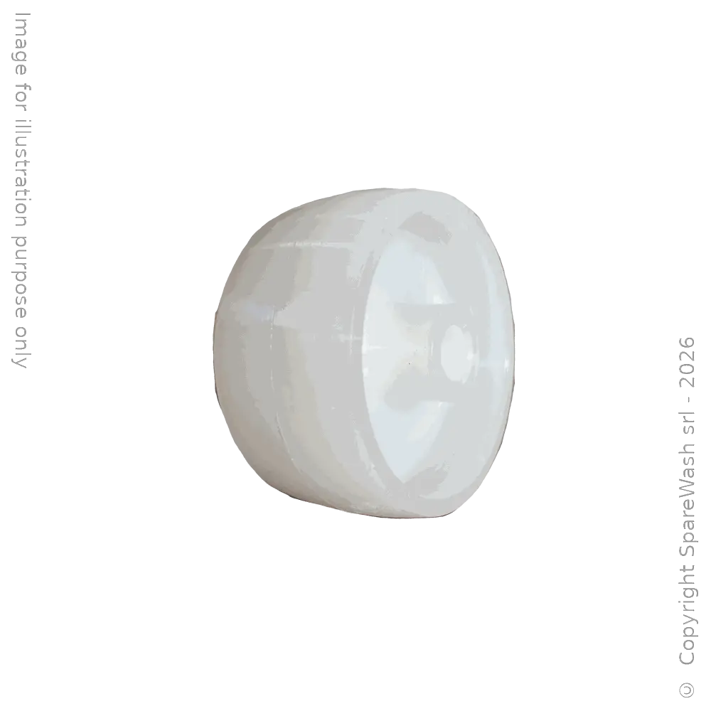 RUOTA CARRELLO LAVARUOTE, SPAZZOLA ORIZZONTALE E BOCCHETTA D50X24