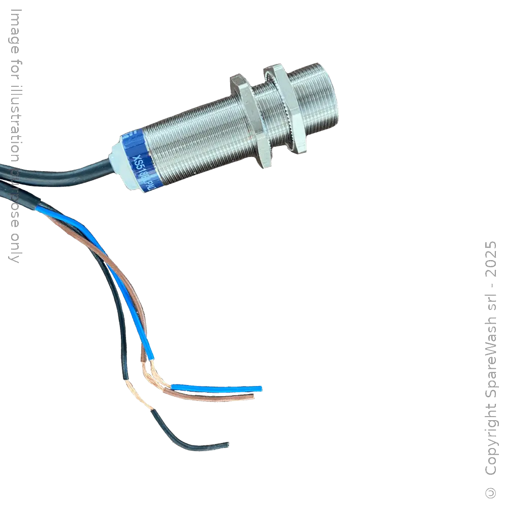 SENSORE INDUTTIVO D18 L52 NO - CAVO 2M - 5MM PNP 12/24VDC - [FINO AD ESAURIMENTO SCORTE]