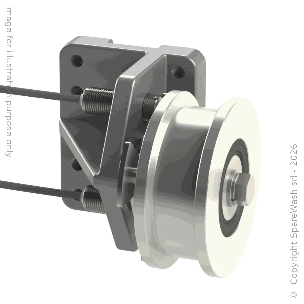 MONTAJE RUEDA LIBRE DE ARRASTRE + ENCODER