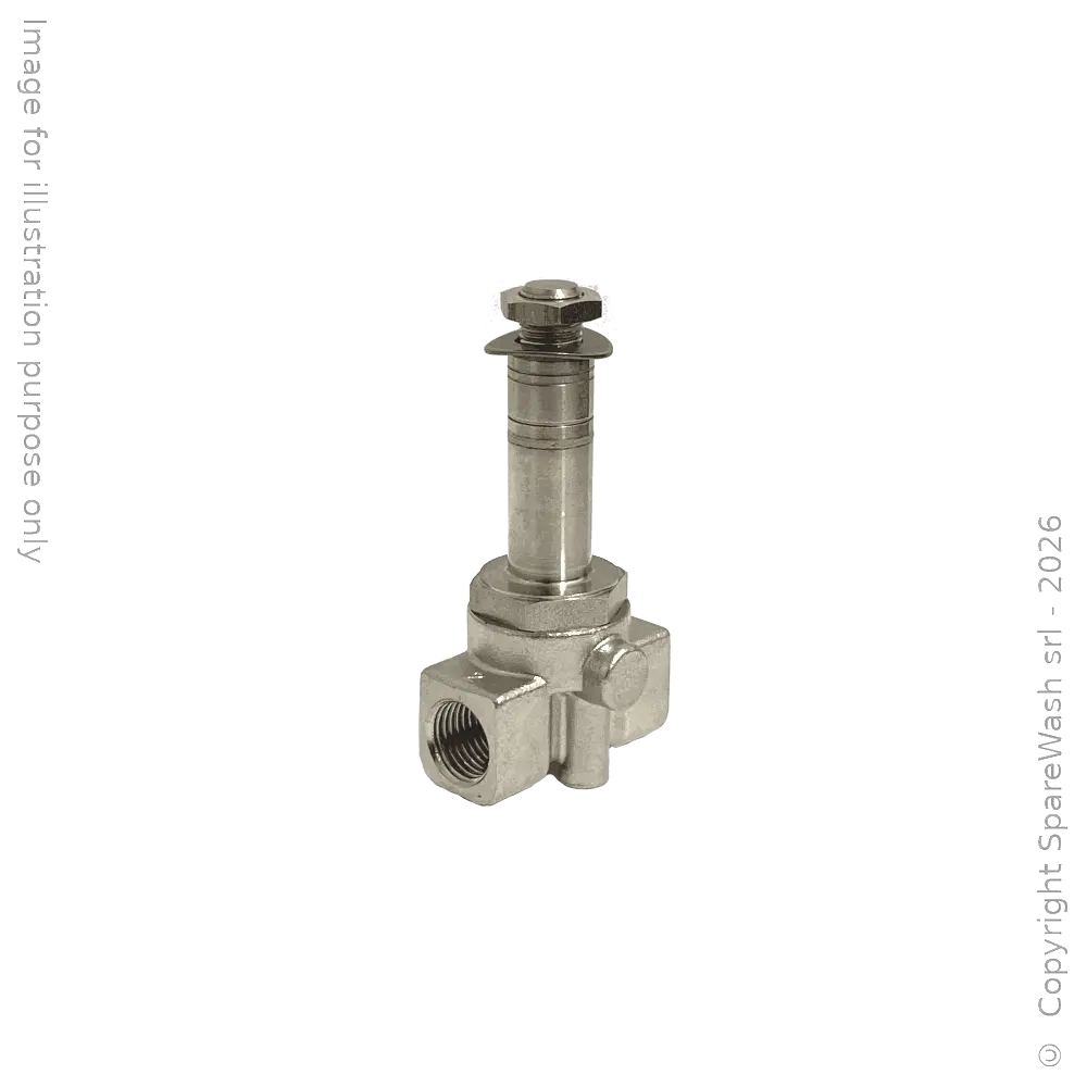 ÉLECTROVANNE 2/2 G1/4 PTFE NC ACIER INOXYDABLE
