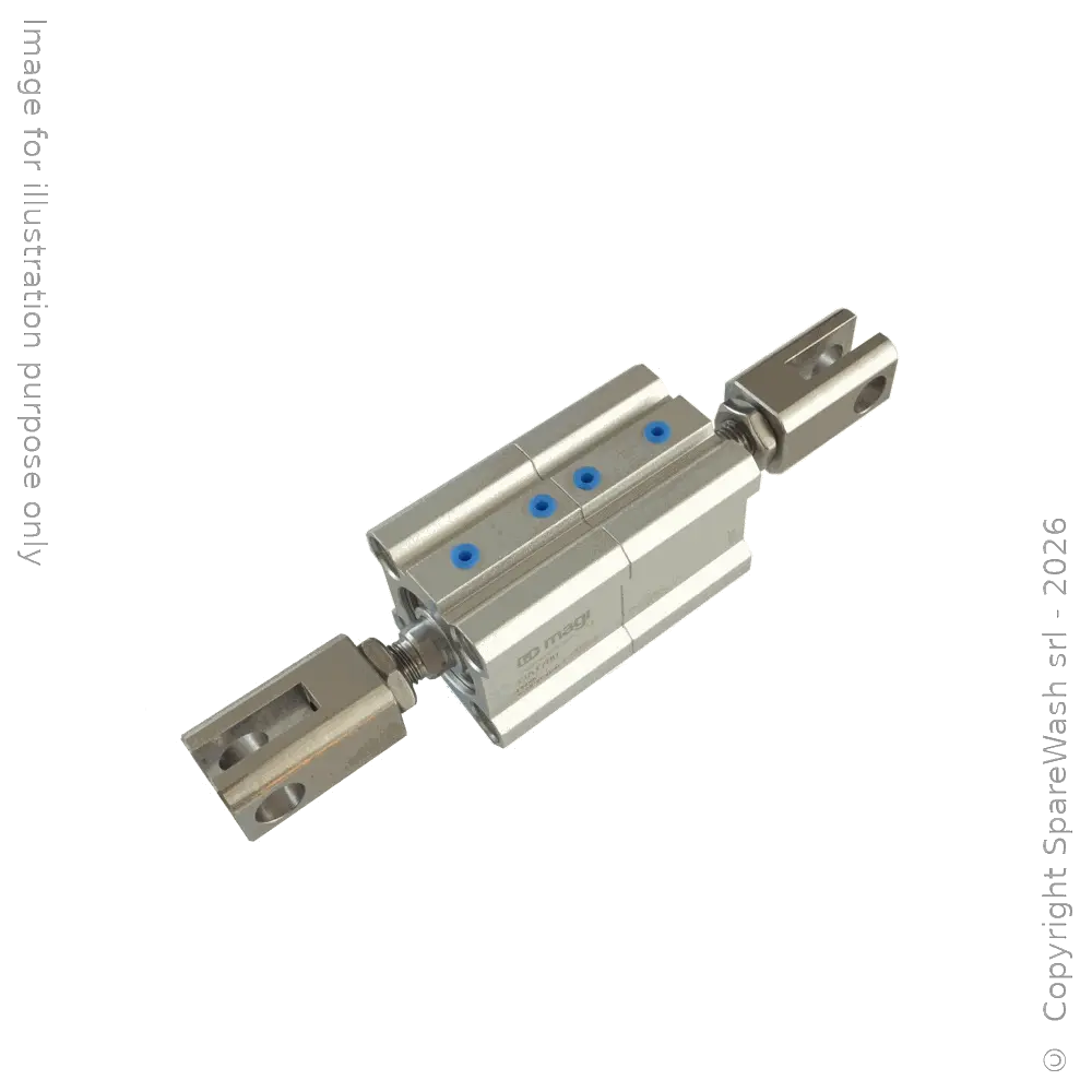 CYLINDRES PNEUMATIQUES OPPOSÉS D25X12 TIGE SPÉCIALE