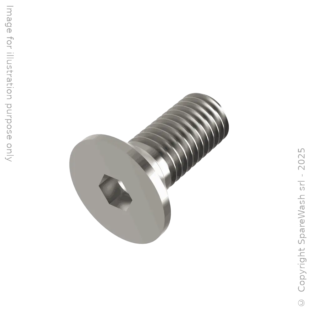 VIS À SIX PANS CREUX À TÊTE FRAISÉE M8X25 ACIER INOXYDABLE