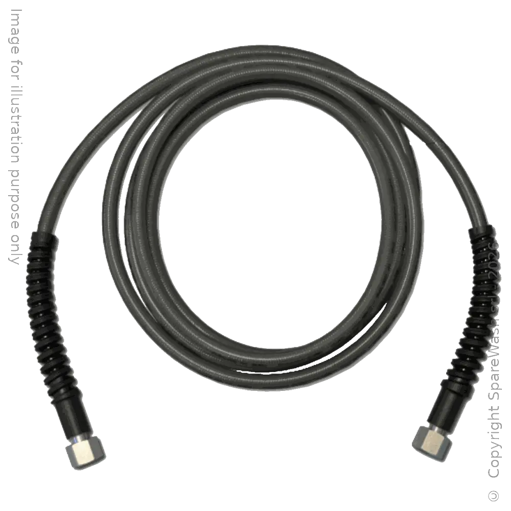 TUBO HP ANTIMACCHIA G3/8F - G3/8F L4700 GRIGIO