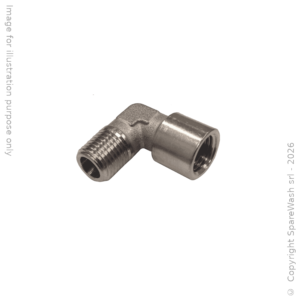 RACCORDO 90° G1/4M G1/4F