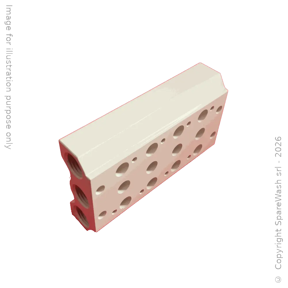 BASE PER ELETTROVALVOLA 4 MODULI