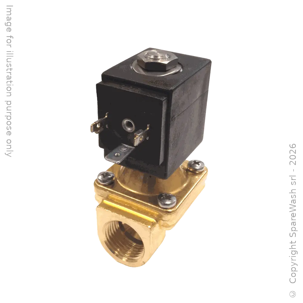 SOLENOID VALVE 2/2 G1/2 24VDC VITON NC