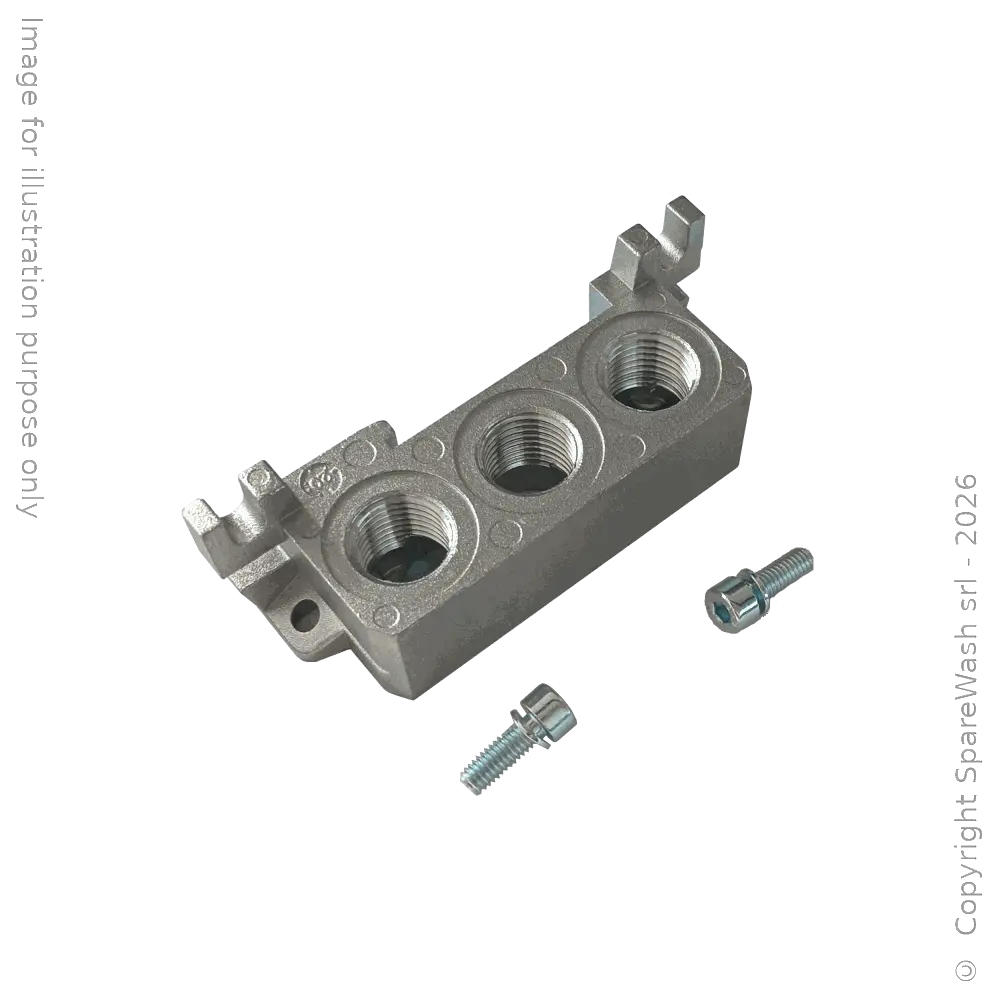 MODULO CENTRALE TAPPATO PER ELETTROVALVOLA