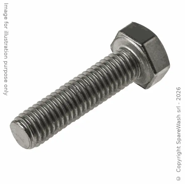 TORNILLO HEXAGONAL M8X30 ACERO INOXIDABLE