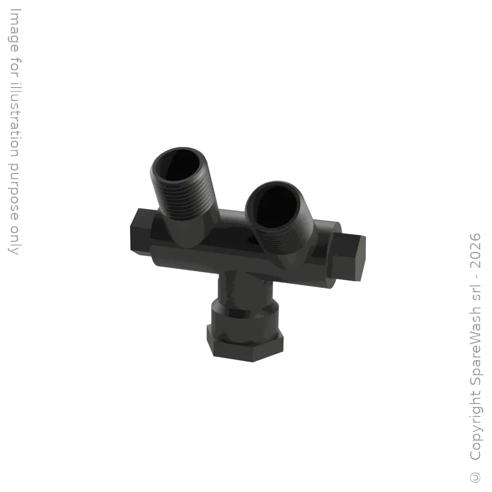 PORTAUGELLO SNODATO DOPPIO G3/8