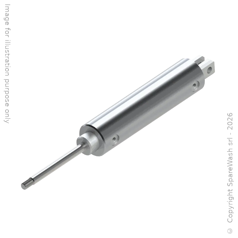 CUSTOM MADE PNEUMATIC CYLINDER D50X117 MALE ROD M12