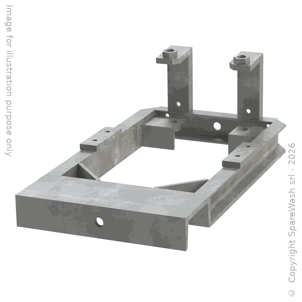 TELAIO CARRELLO SPAZZOLA VERTICALE