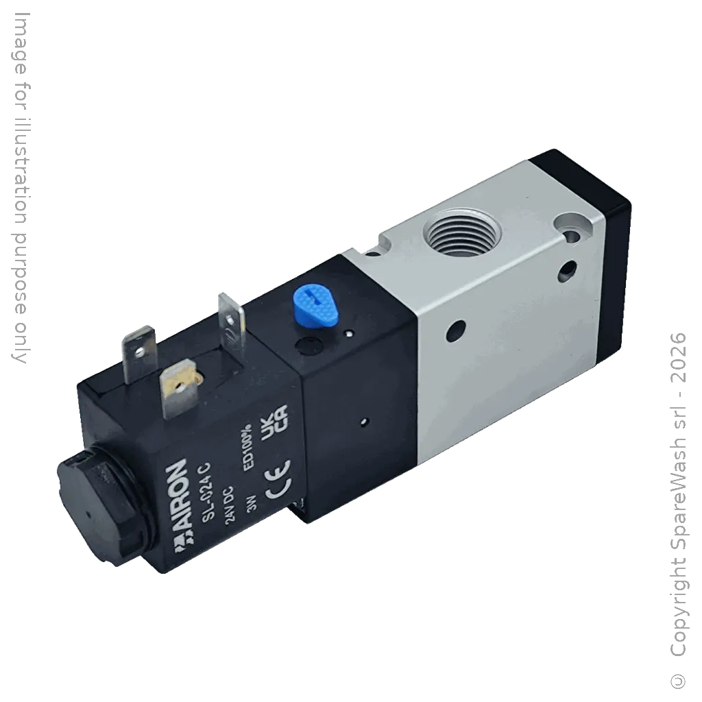 ÉLECTROVANNE PNEUMATIQUE MONOSTABLE 3/2 G1/4 24VDC