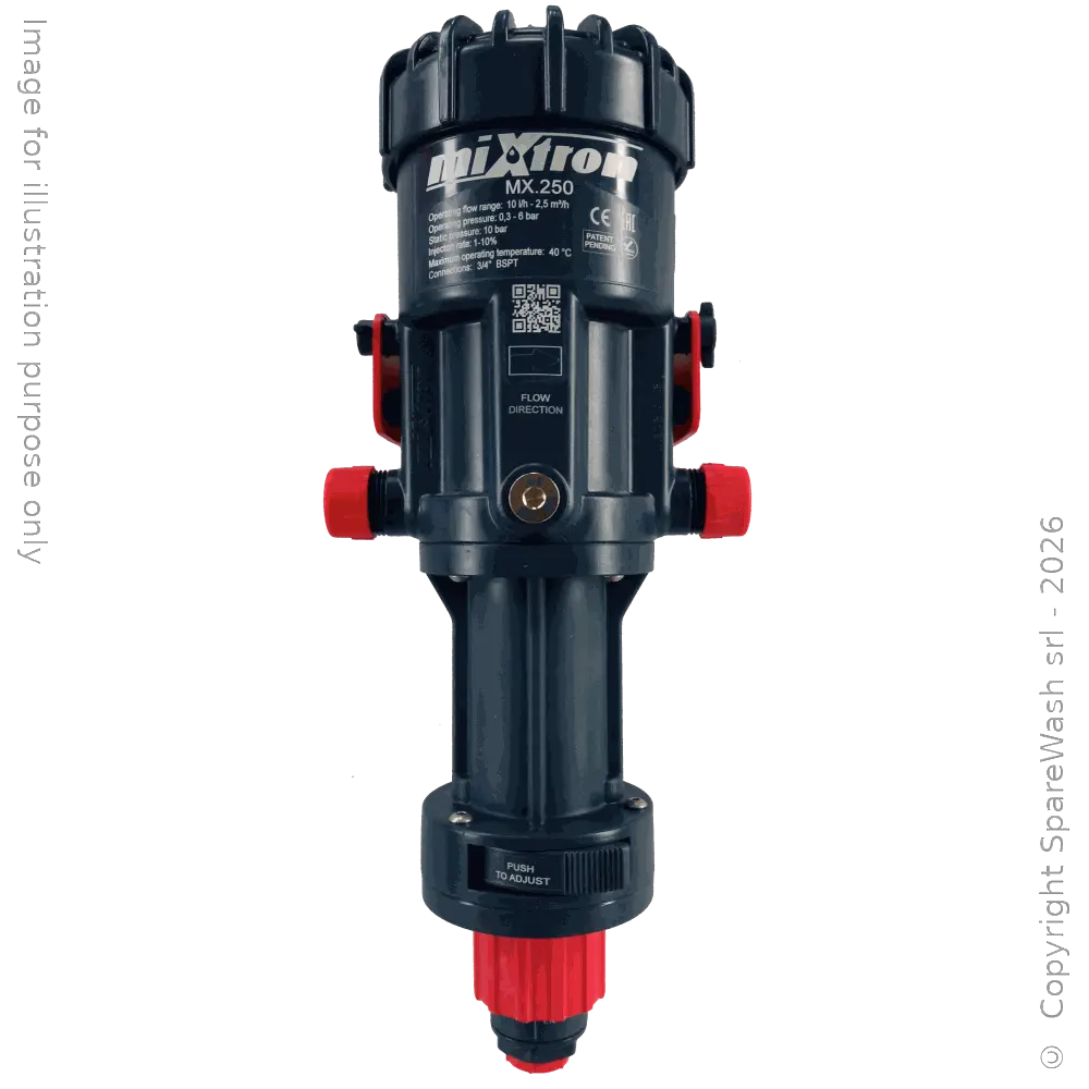 WATER POWERED DOSING PUMP MAX 2500L/H 1-10% EPDM