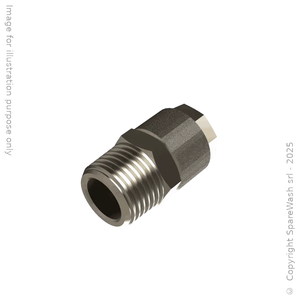 RACCORDO CALZAMENTO DIRITTO G3/8 TUBO 8/10