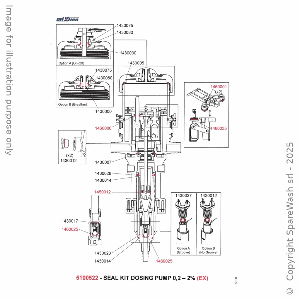KIT DE JOINT 0,2-2% VITON EXTREME