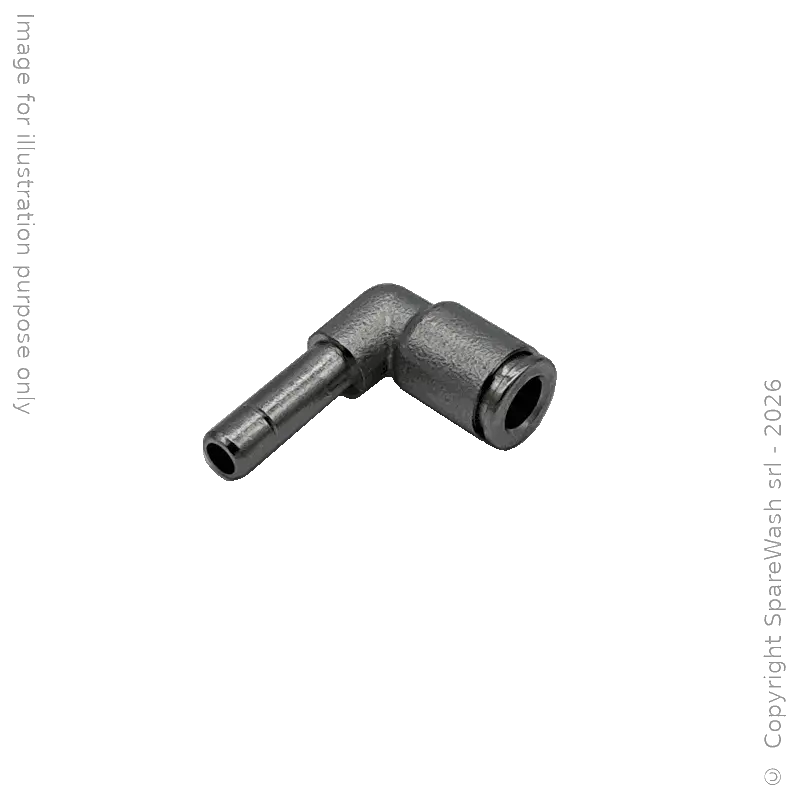 CONNETTORE 90° TUBO D6 