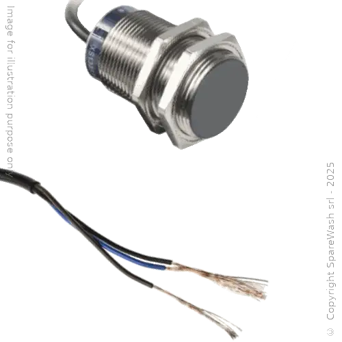 INDUKTIVER SENSOR D30 L62 NC - KABEL 2M - 10MM PNP 12/48VDC