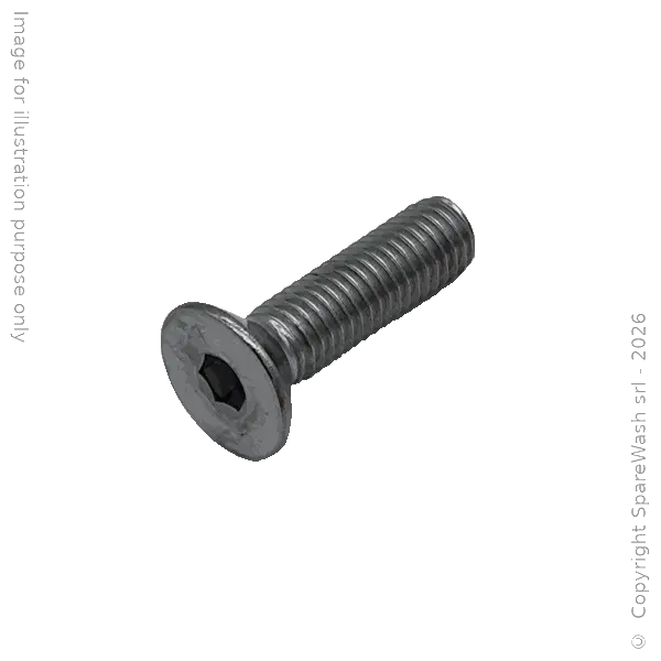 VIS À SIX PANS CREUX À TÊTE FRAISÉE M8X30 ACIER INOXYDABLE
