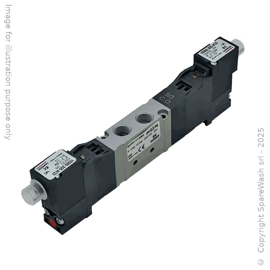 ELETTROVALVOLA PNEUMATICA MODULARE BISTABILE 5/3 G1/8 24VDC