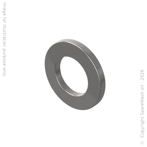 [90400674] RONDELLE PLANE D16 ACIER INOXYDABLE