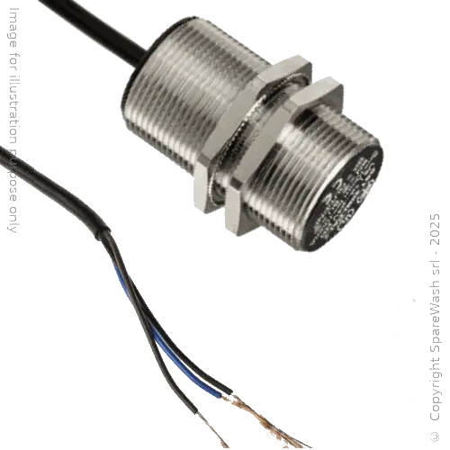 [10300190] INDUKTIVER SENSOR D30 L52 NC - KABEL 2M - 10MM PNP 12/24VDC - [SOLANGE VORRAT]