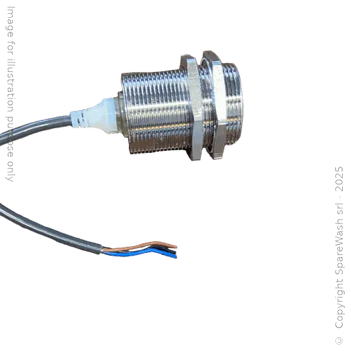 [10300213] SENSORE INDUTTIVO D30 L39 NO - CAVO 5M - 15MM PNP 12/24VDC