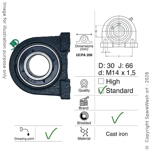 [21100079] BEARING SUPPORT UCPA 206