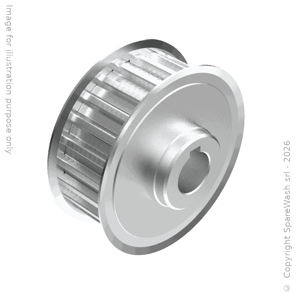 Bozzello 1 Puleggia Girevole 8x25mm - PROMARINE