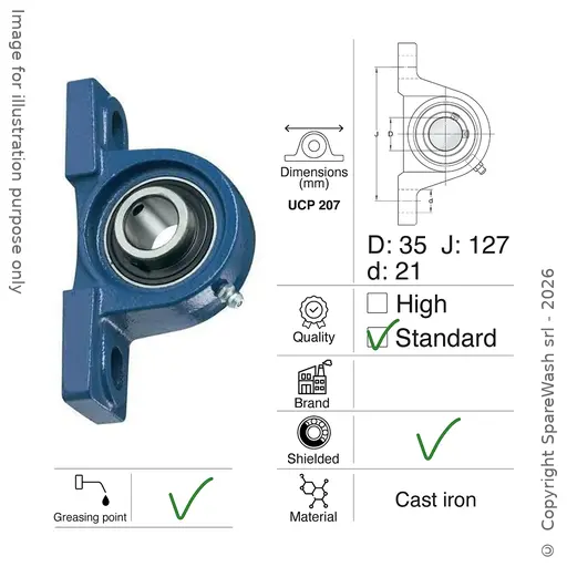 [21100130] BEARING SUPPORT UCP 207