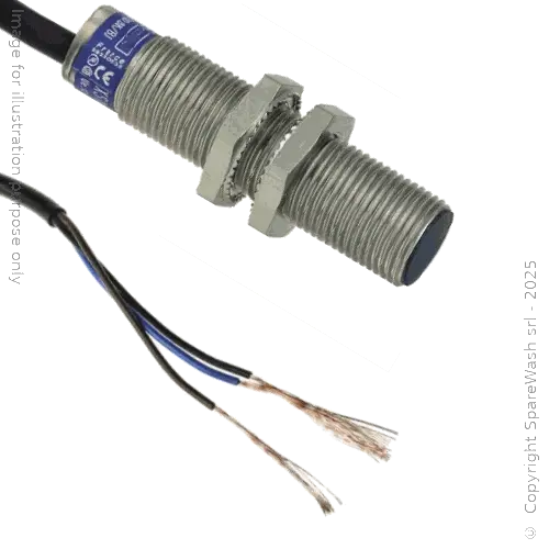 [10300053] SENSORE INDUTTIVO D12 L54 NC - CAVO 10M - 4MM PNP 12/48VDC