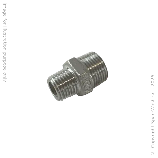[70500646] NIPPLO CONICO G3/8 - G1/4 INOX