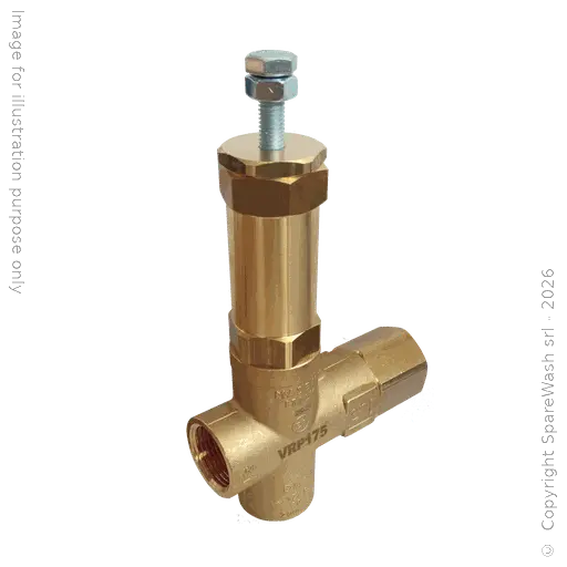 [61100046] VALVOLA BY-PASS 170BAR 200L/M G1 VRP 175