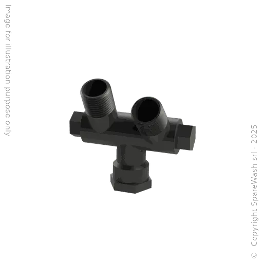 [60800251] PORTAUGELLO SNODATO DOPPIO G3/8