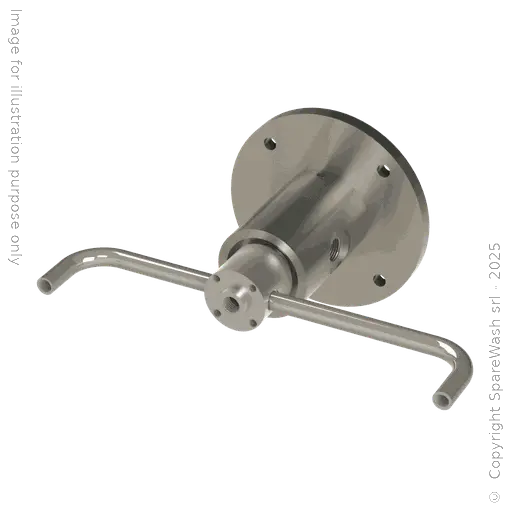 [61400146] GIUNTO GIREVOLE DIRITTO G3/8F - 2XG1/8F A DISEGNO