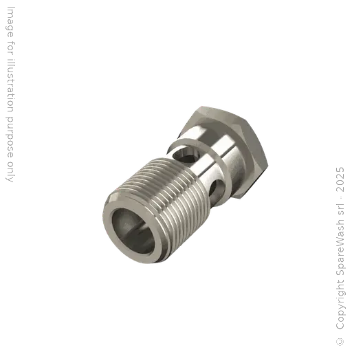 [60900128] VITE CAVA SINGOLA FORATA G1/2 OTTONE NICHELATO