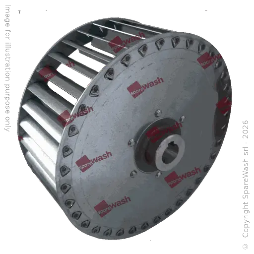 [91000125] LÜFTERRAD LINKS D250 H102 - MOTORWELLE D24