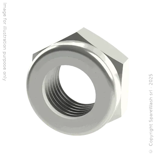 [90401022] DADO AUTOBLOCCANTE BASSO M20X1,5 ZINCATO