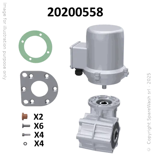 [20200558] MOTORIDUTTORE 0,37KW I:35 40RPM 230-400V 50HZ