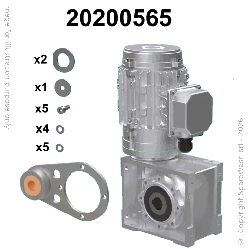 [20200565] MOTORIDUTTORE 0,37KW I:40 35RPM 230-400V 50HZ