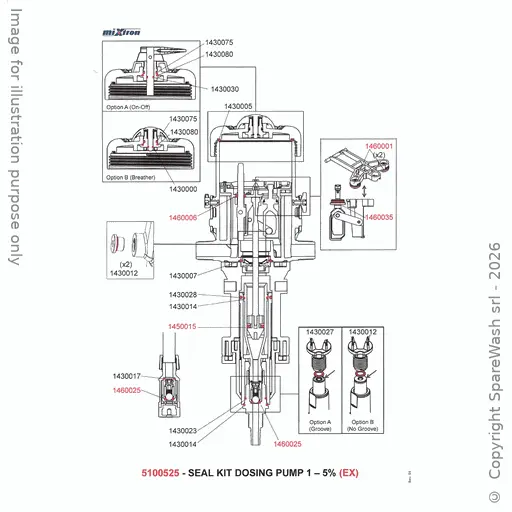 [40400082] SEAL KIT 1-5% VITON EXTREME