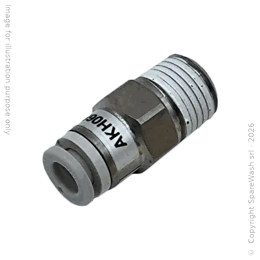 [61200081] CLAPET ANTI-RETOUR G1/4 TUYAU 4/6 NBR