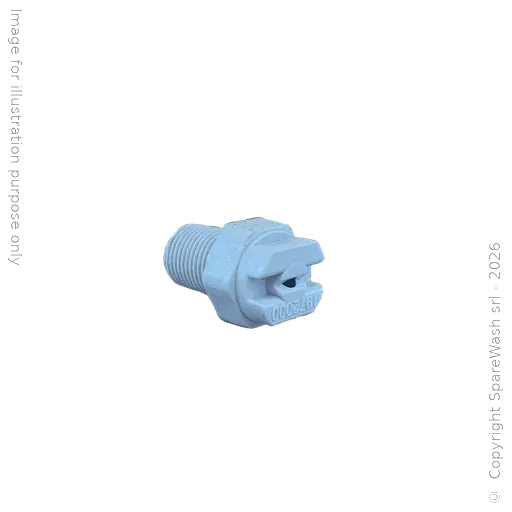 [60800060] NIEDERDRUCK DÜSE G1/8 - 45/075 - PVDF