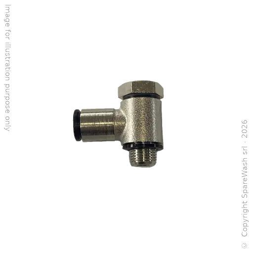 [70500042] SWIVEL FITTING 90° G1/8 HOSE D6